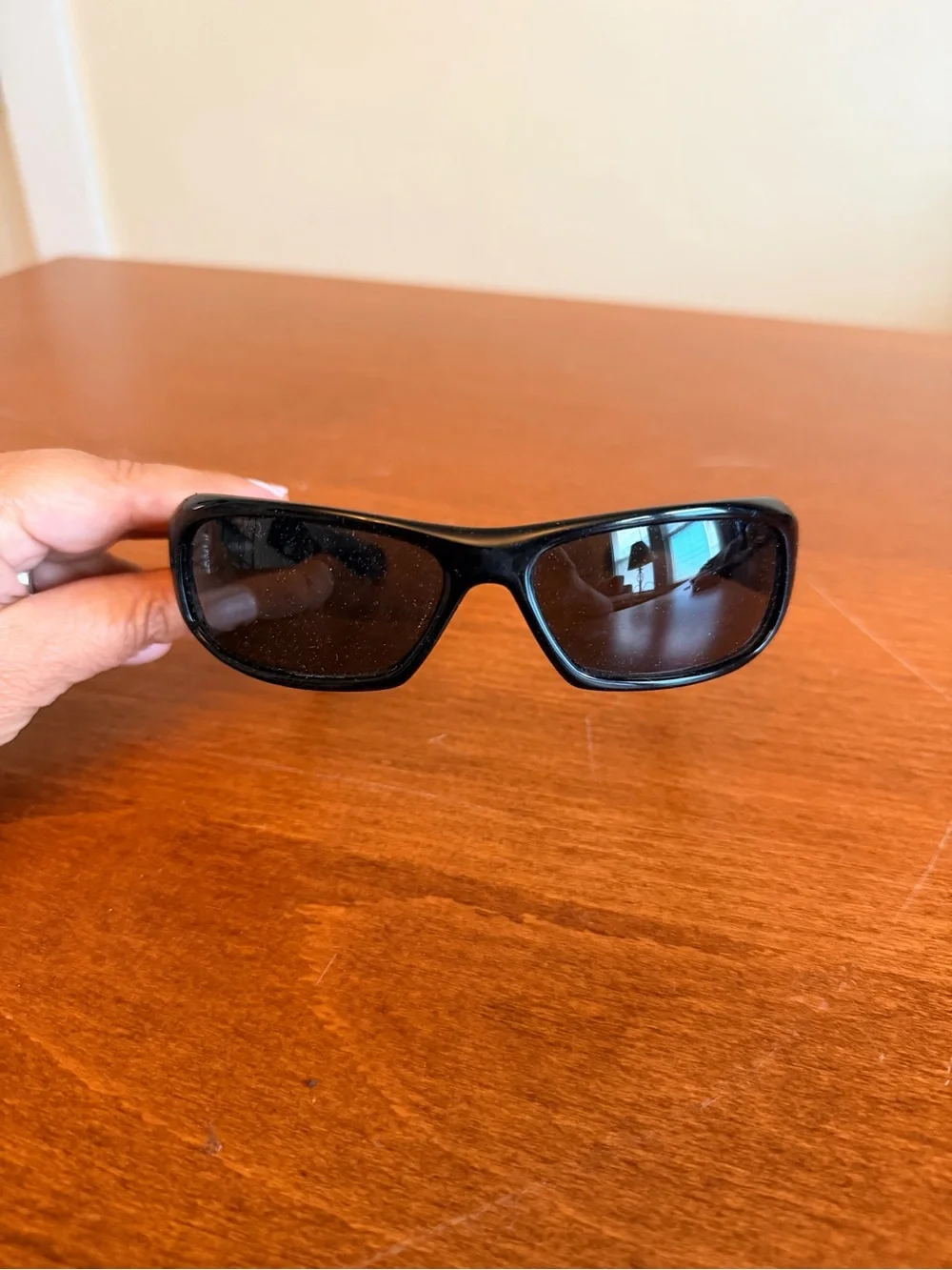 Hurley Black Men's Wrap Sunglasses with Black Case